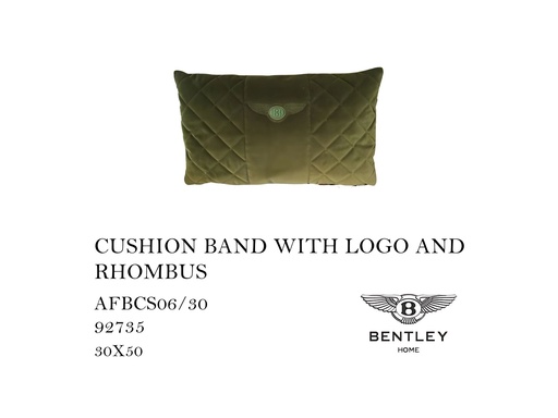[MHT-000438] CUSHION BAND WITH LOGO AND RHOMBUS