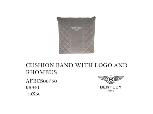 [MHT-000439] CUSHION BAND WITH LOGO AND RHOMBUS