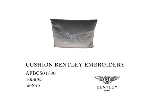 [MHT-000450] CUSHION BENTLEY EMBROIDERY