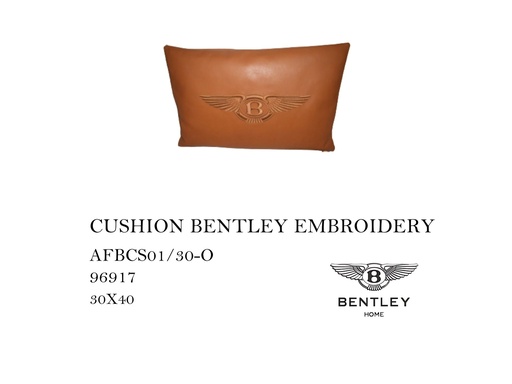 [MHT-000451] CUSHION BENTLEY EMBROIDERY
