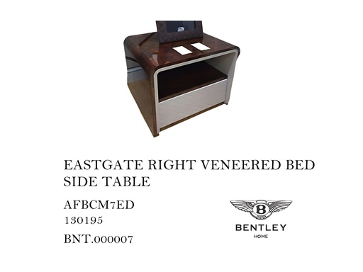 [MHT-000471] EASTGATE RIGHT VENEERED BED SIDE TABLE