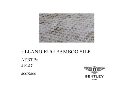 [MHT-000475] ELLAND RUG BAMBOO SILK