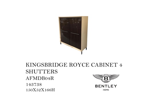 [MHT-000502] KINGSBRIDGE ROYCE CABINET 4 SHUTTERS
