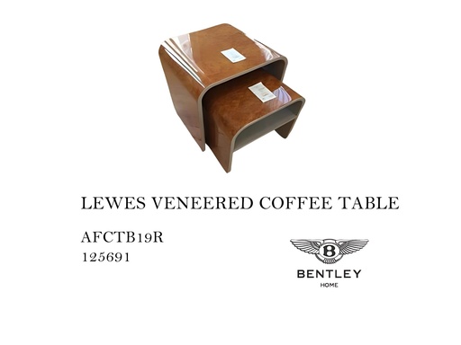 [MHT-000512] LEWES VENEERED COFFEE TABLE