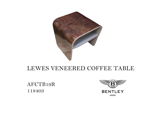 [MHT-000514] LEWES VENEERED COFFEE TABLE