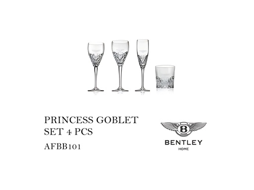 [MHT-000536] PRINCESS GOBLET SET 4 PCS.