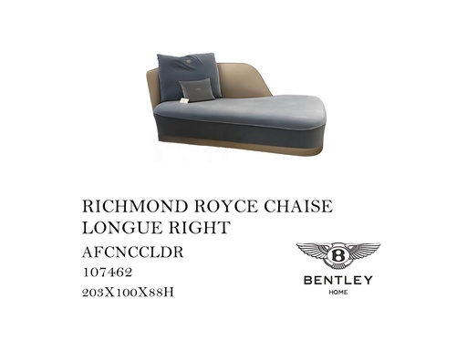 [MHT-000545] RICHMOND ROYCE CHAISE LONGUE RIGHT