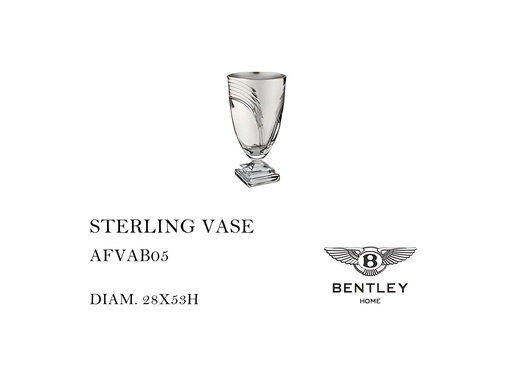 [MHT-000568] STERLING VASE