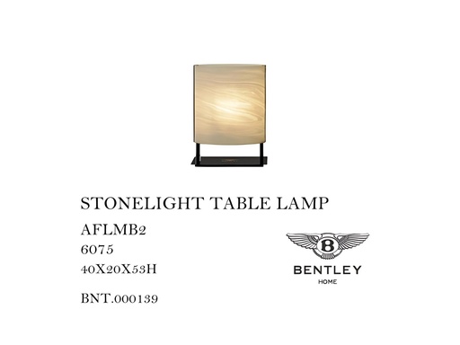 [MHT-000573] STONELIGHT TABLE LAMP