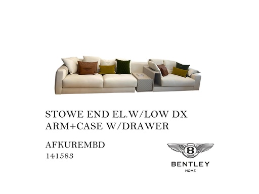 [MHT-000579] STOWE END EL.W/LOW DX ARM+CASE W/DRAWER