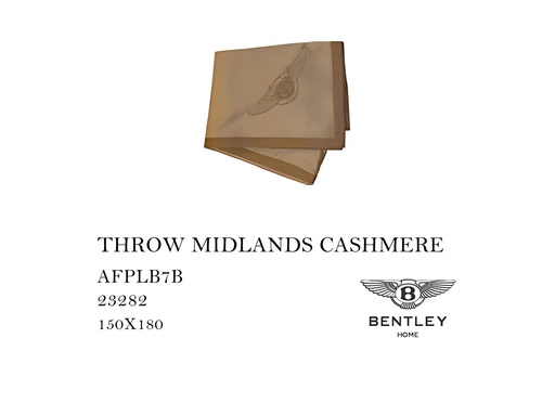 [MHT-000586] THROW MIDLANDS CASHMERE
