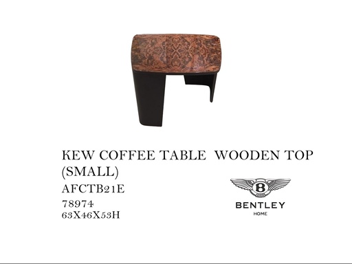 [MHT-000617] KEW COFFEE TABLE WOODEN TOP(SMALL)