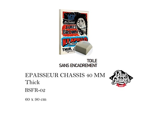 [MHT-001063] TOILE SANS ENCADREMENT JAMES BROWN