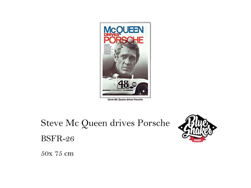 [MHT-001085] Steve Mc Queen drives Porsche