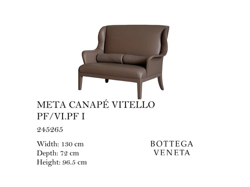 [MHT-002821] META CANAPE VITELLO PF/VI.PF I