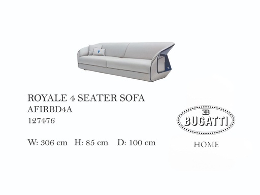 [MHT-000549] ROYALE 4 SEATER SOFA