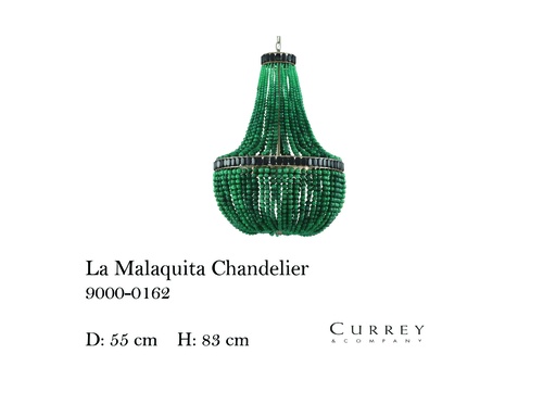 [MHT-002632] LA MALAQUITA CHANDELIER