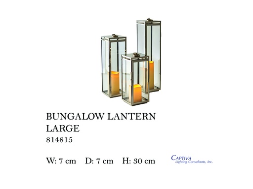 [MHT-001650] BUNGALOW LANTERN LARGE