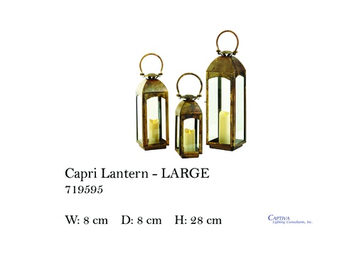 [MHT-001698] CAPRI LANTERN LARGE