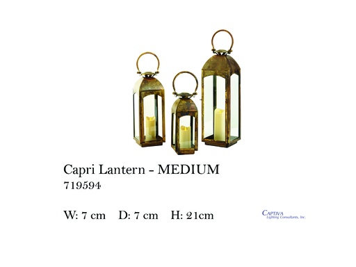 [MHT-001699] CAPRI LANTERN MEDIUM