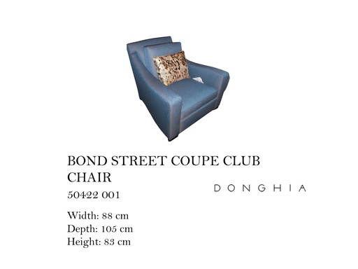 [MHT-001538] BOND STREET COUPE CLUB CHAIR