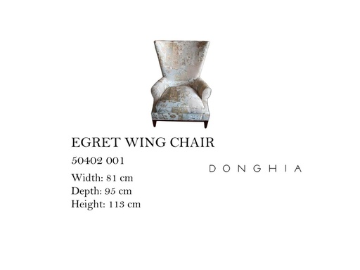 [MHT-002242] EGRET WING CHAIR