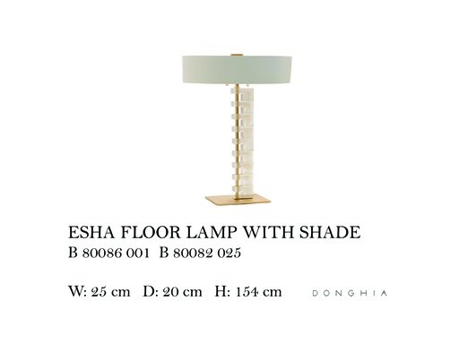 [MHT-002275] ESHA FLOOR LAMP WITH SHADE