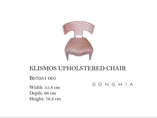 [MHT-002621] KLISMOS UPHOLSTERED CHAIR