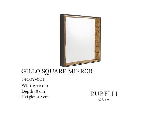 [MHT-004104] GILLO SQUARE MIRROR