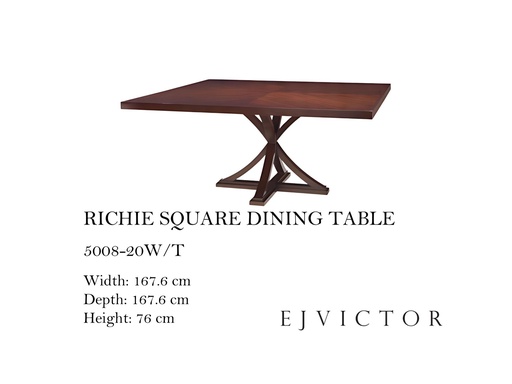 [MHT-003286] RICHIE SQUARE DINING TABLE