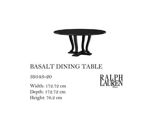 [MHT-004156] BASALT DINING TABLE