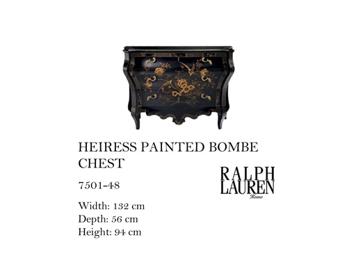 [MHT-004162] HEIRESS PAINTED BOMBE CHEST