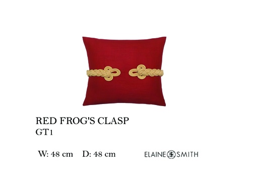 [MHT-003257] RED FROGS CLASP 19" X 19"