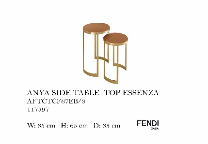 [MHT-000028] ANYA SIDE TABLE TOP ESSENZA