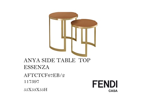 [MHT-000029] ANYA SIDE TABLE TOP ESSENZA