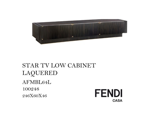 [MHT-000047] STAR TV LOW CABINET LAQUERED