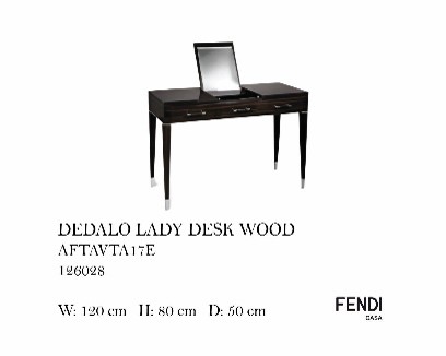 [MHT-000052] DEDALO LADY DESK WOOD