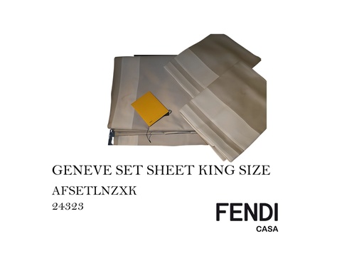 [MHT-000117] GENEVE SET SHEET KING SIZE