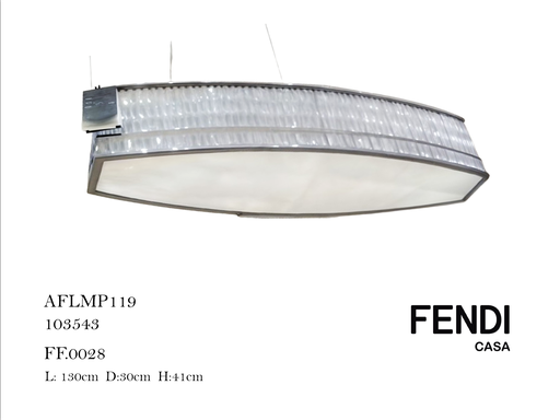 [MHT-000138] ORIONE CRYSTAL ELLYPSE OVAL SUSPENSION