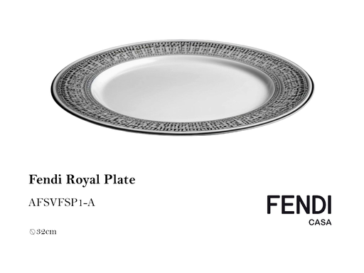 [MHT-000160] FENDI ROYAL PLATE