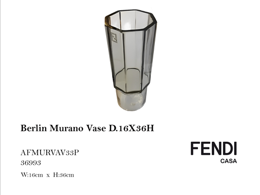 [MHT-000173] BERLIN MURANO VASE D.16X36H