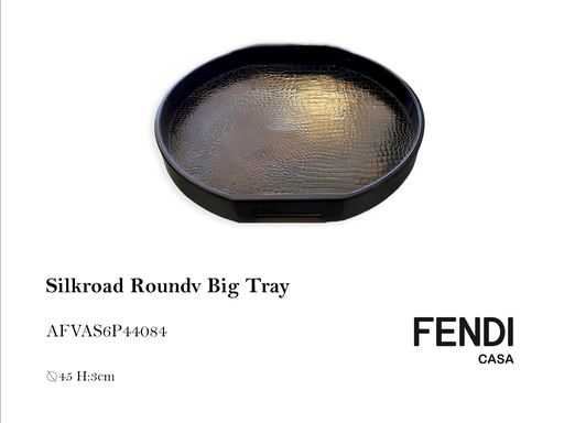 [MHT-000181] SILKROAD ROUND BIG TRAY