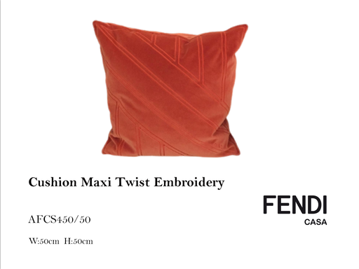 [MHT-000700] CUSHION MAXI TWIST EMBROIDERY