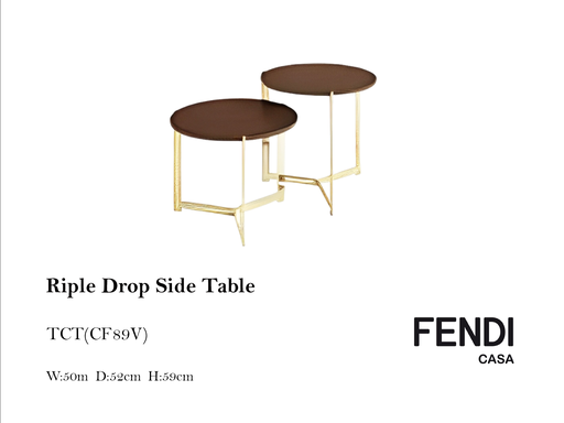 [MHT-000719] RIPPLE DROP SIDE TABLE
