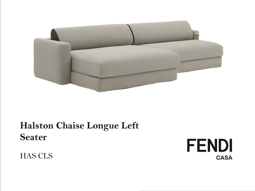 [MHT-000796] HALSTON CHAISE LONGUE LEFT