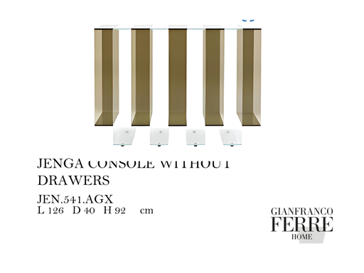 [MHT-000953] JENGA CONSOLLE WITHOUT DRAWERS