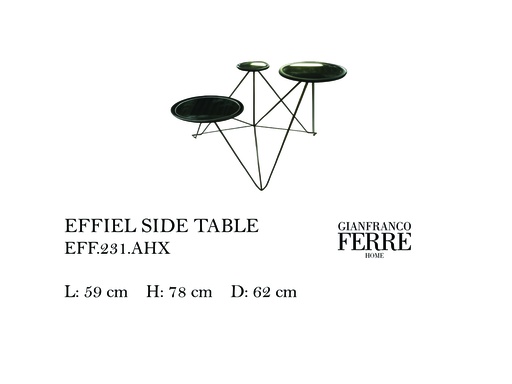 [MHT-000960] EFFIEL SIDE TABLE