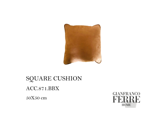 [MHT-000967] SQUARE CUSHION - RUST