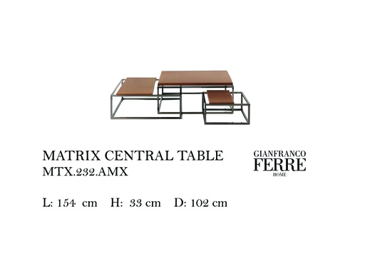 [MHT-000978] MATRIX CENTRAL TABLE