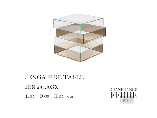 [MHT-000980] JENGA SIDE TABLE